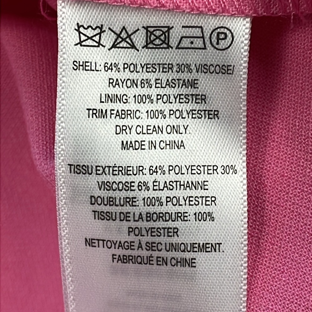 New French Connection Whisper Strappy Tulle Dress In Aurora Pink Cut Out Sz 6 - Picture 12 of 14